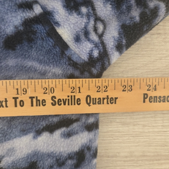 Vintage Trail Crest Wolf Animal Fleece Wood Outdoors Wolves Jacket Mens Large - Picture 5 of 6